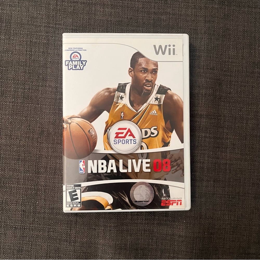 NBA Live 2008 Nintendo Wii Game Complete